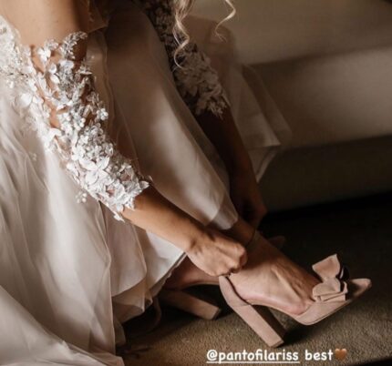 Pantofi Lariss Piele Intoarsa Nude