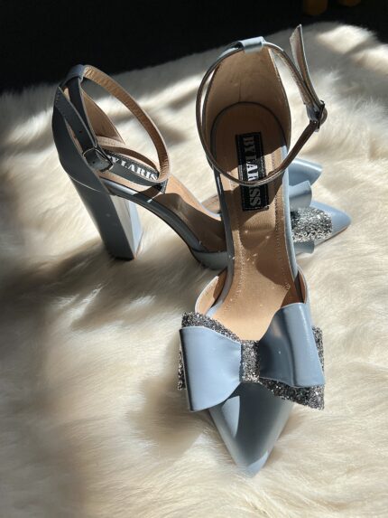 Pantofi Lariss Piele Naturala Bleu
